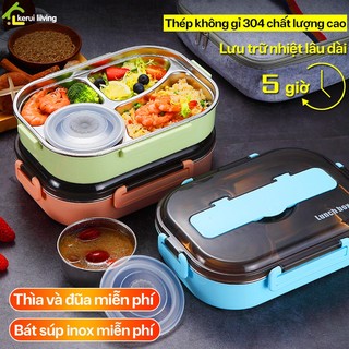 Khay đựng cơm NAGO 3 ngăn,Khay đựng cơm văn phòng, Khay đựng cơm 2 ngăn, Khay đựng cơm trưa