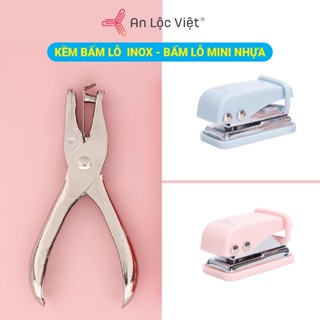 [KIỀM ĐỤC LỖ GIẤY CỰC HOT] Kềm Bấm lỗ giấy refill, Dụng cụ đục lỗ giấy (Lỗ 6mm) làm Sổ còng - Sổ Planner cực tiện dụng