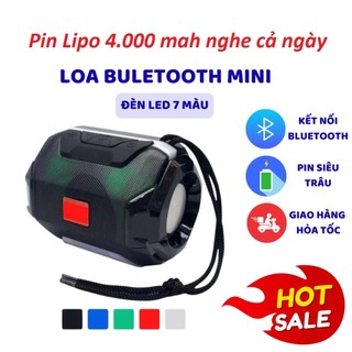 Loa bluetooth mini WS 887  Pin sạc / Loa Kisonli 2.1 / WellSound - SkySound  chuẩn 2.0 cực hay