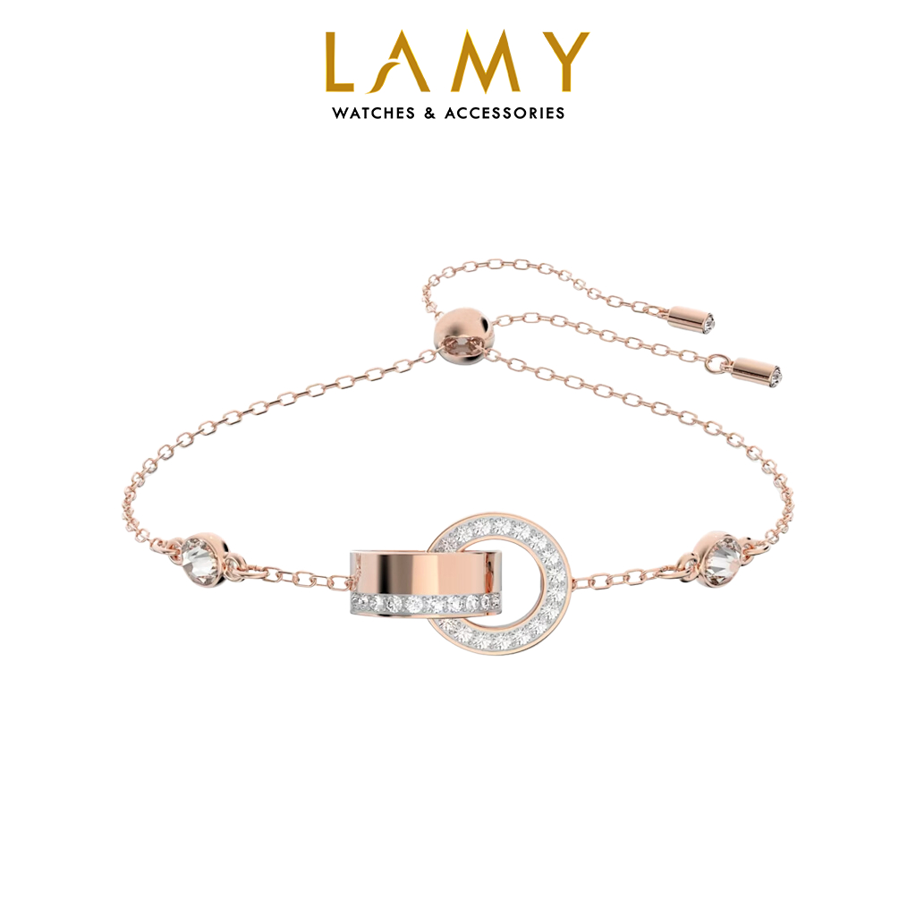 Vòng tay CDE Hollow Interlocking Loop Bracelet Rose Gold CDE2091RG