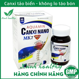Aquamin Canxi cho bà bầu, trẻ em, người lớn  Bổ sung Canxi, Vitamin D3, Vitamin K2 từ tảo biển đỏ - Hộp 30v