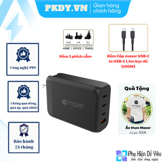 Sạc tường mazer infinite.boost supermini gan pd120w - 120w