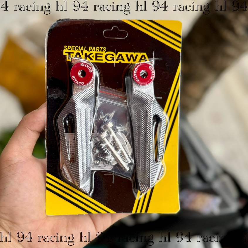 Gác chân sau nhôm Takegawa V3 Có chốt xỏ