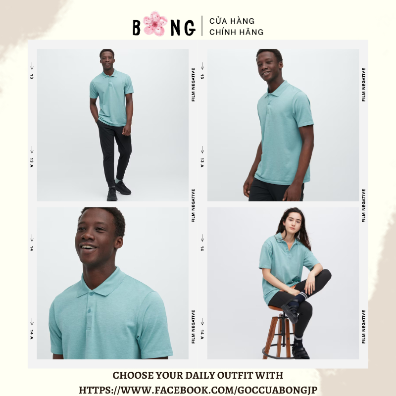 Áo thun polo dòng Dry EX Uniqlo Nhật