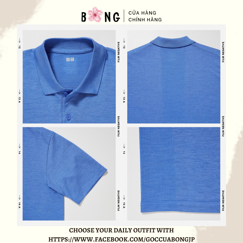 Áo thun polo dòng Dry EX Uniqlo Nhật