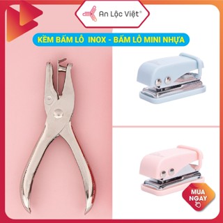 [BAO GIÁ TOÀN SÀN] Kìm Bấm Lỗ Giấy Refill, Đục Lỗ Giấy (Lỗ 6mm) làm Sổ còng - Sổ Planner bullet journal cực tiện dụng