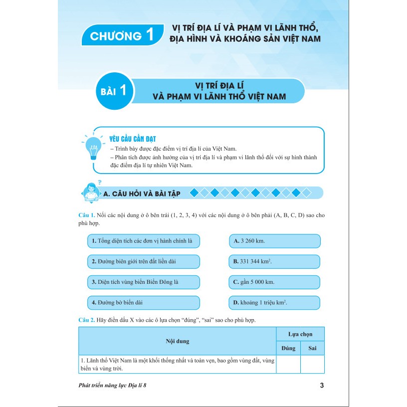 Sách - Phát Triển Năng Lực Địa Lí Lớp 8  - ndbooks