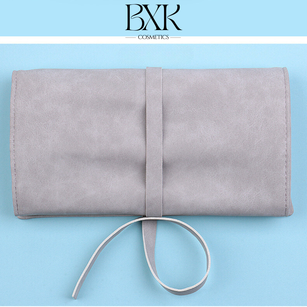 Bộ cọ trang điểm 14 cây cọ trang điểm cá nhân chuyên nghiệp đầu lông mềm mại kèm cốc, bao da