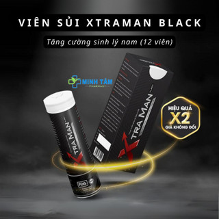 Viên Sủi Xtraman Chính Hãng Mẫu Mới 12 Viên Cải Thiện YSL Tăng Cường Sinh Lực Nam Giới