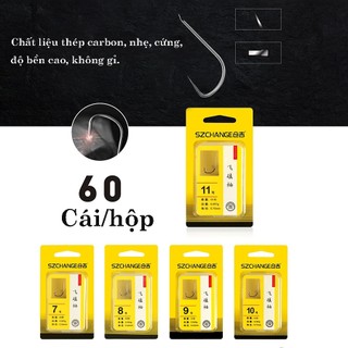 [HCM] Lưỡi SZCHANGE Rô Phi Đen Mảnh - Lưỡi câu cá