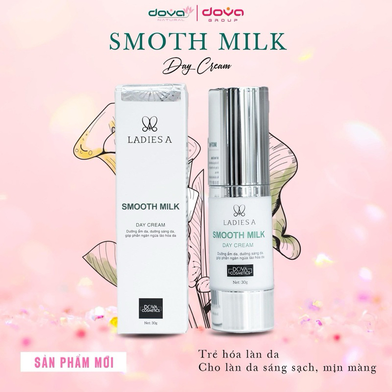 ( Mẫu mới ) Kem nhung dova ( smooth milk) hàng chuẩn