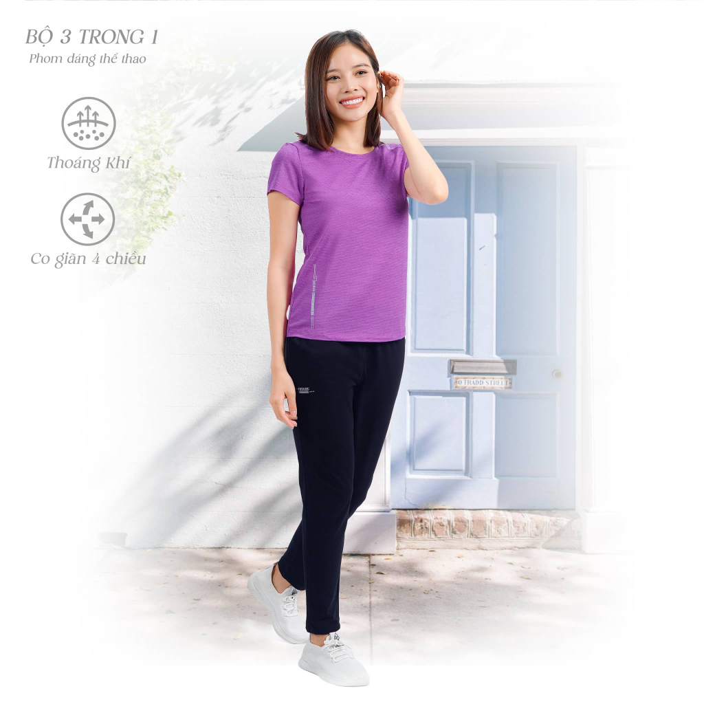 Bộ dài tay ngắn Paltal melan lưới 343p 3306