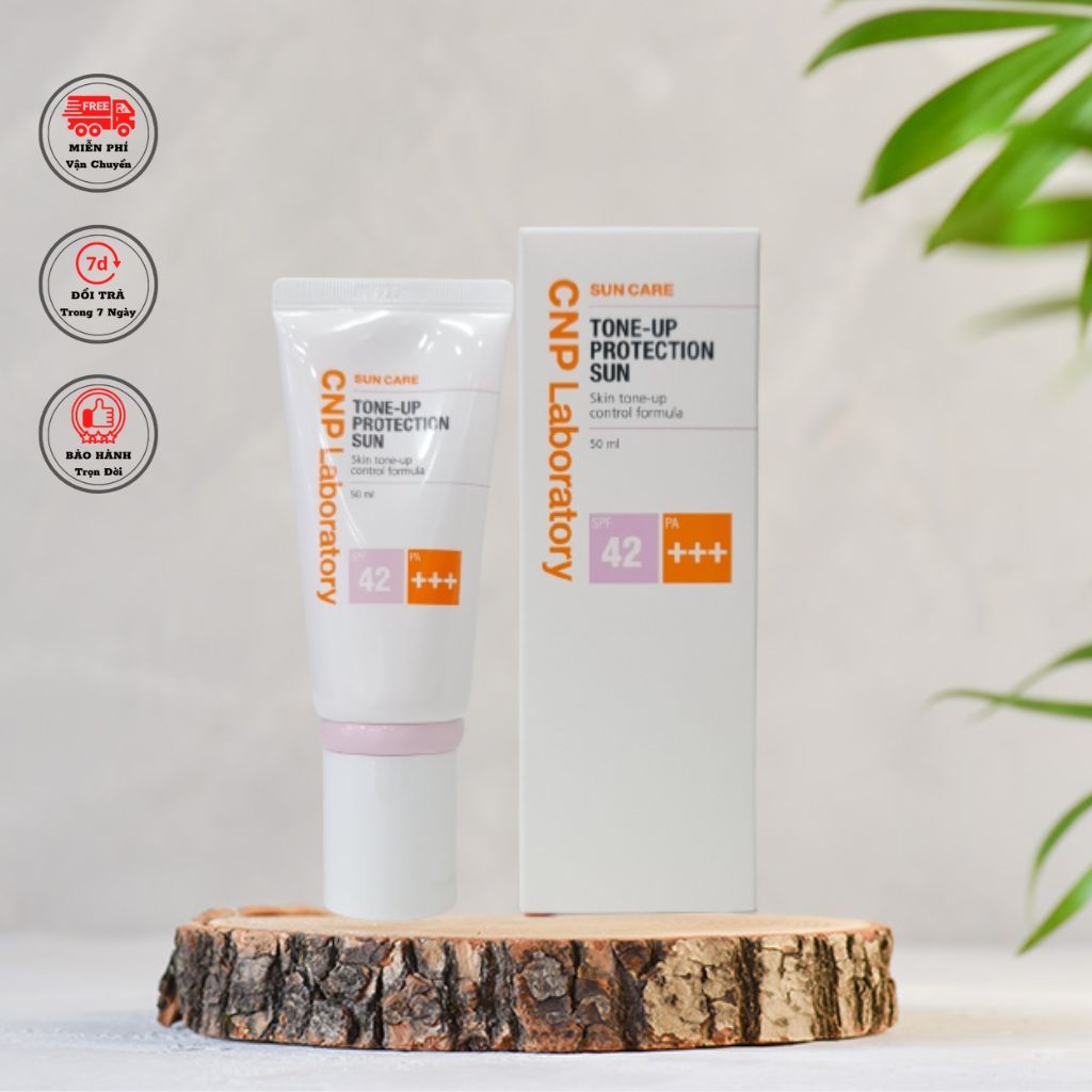 Kem Chống Nắng CNP Laboratory Nâng Tông trắng Hồng Da 50ml Tone-Up Protection Sun SPF42 PA+++ . .