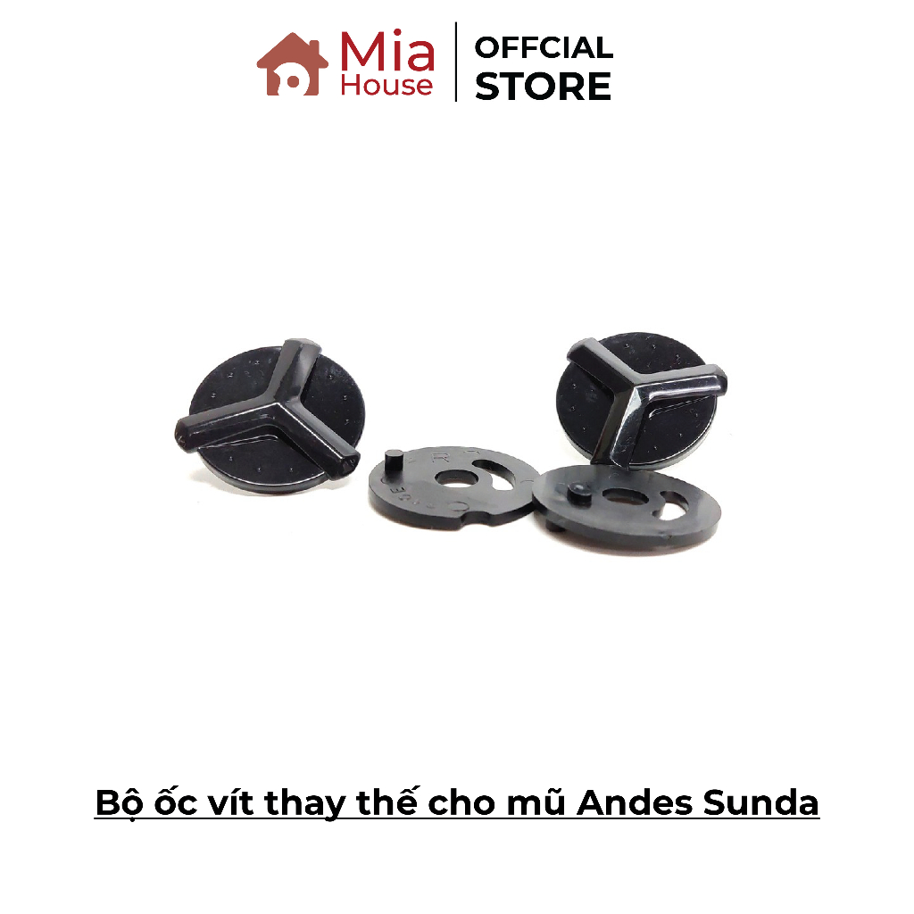 Bộ ốc vít thay thế cho mũ Andes Sunda