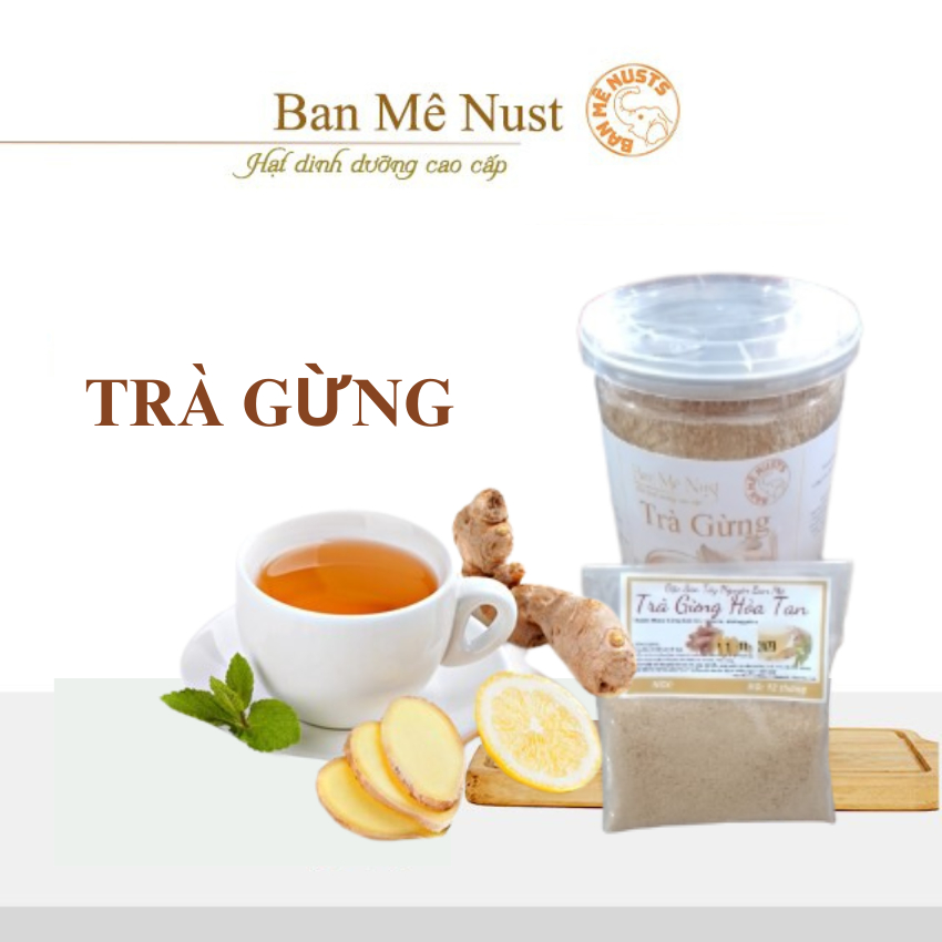 50gam Trà gừng hòa tan tự nhiên không sử dụng chất bảo quản