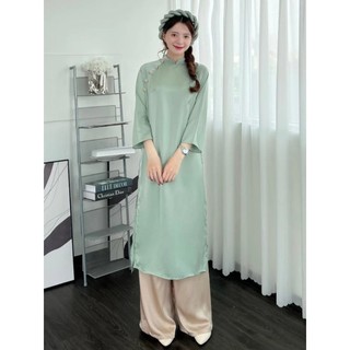 @august3rdstudio / Set áo dài cách tân + quần lưng , kèm mấn đội