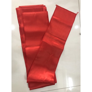 Băng vải đỏ cắt băng khánh thành dài 1mx20cm