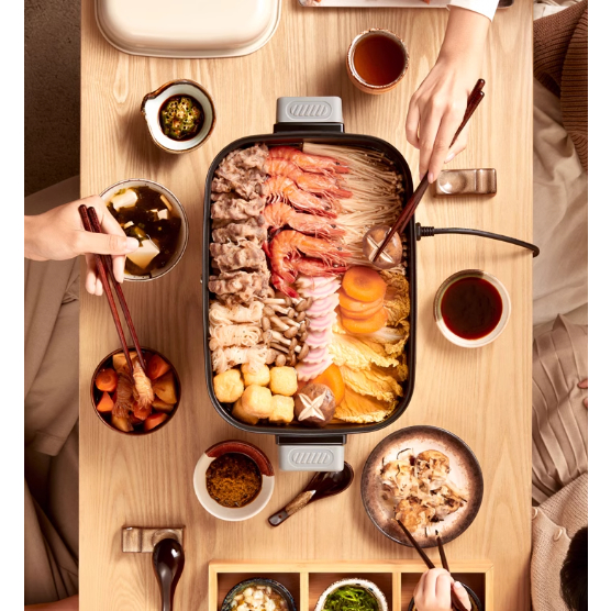 BẾP NƯỚNG LẨU HẤP ĐA NĂNG TOSHIBA HC-14KSNC ,BẢO HÀNH 12 THÁNG