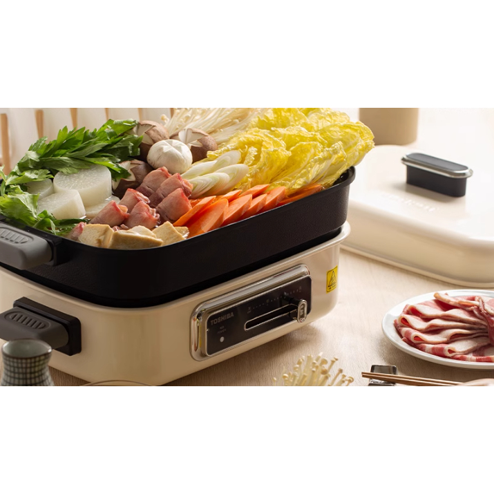 BẾP NƯỚNG LẨU HẤP ĐA NĂNG TOSHIBA HC-14KSNC ,BẢO HÀNH 12 THÁNG