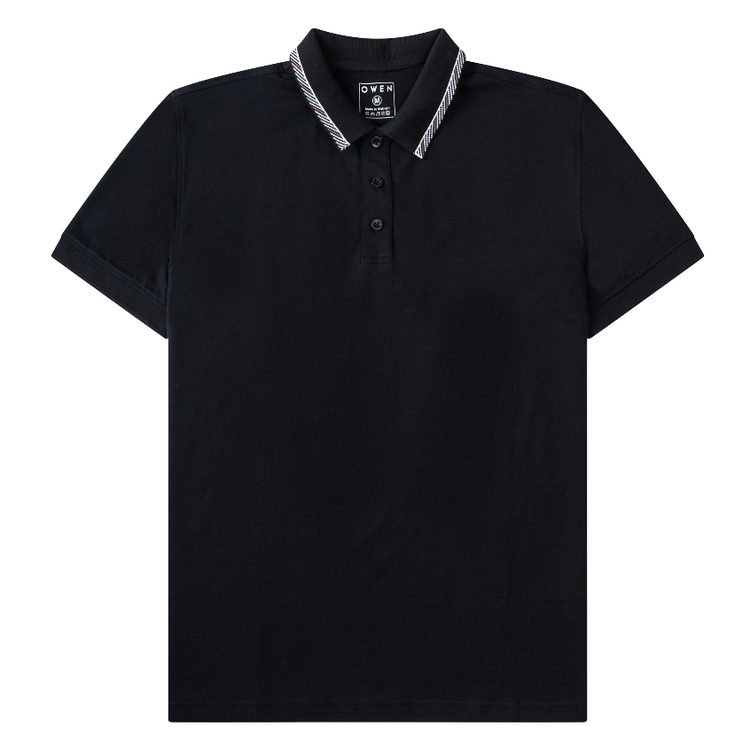 Áo polo nam Owen cao cấp co giãn chất vải cotton thấm hút mồ hôi form slim nhẹ mặc vừa vặn