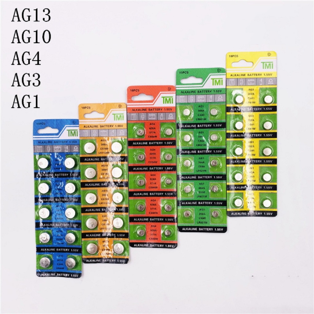 🍉Pin cúc áo AG1, AG3, AG10, AG13, CR2025, CR2032, 23A12V dùng cho điều khiển, đồng hồ..DUASHOP