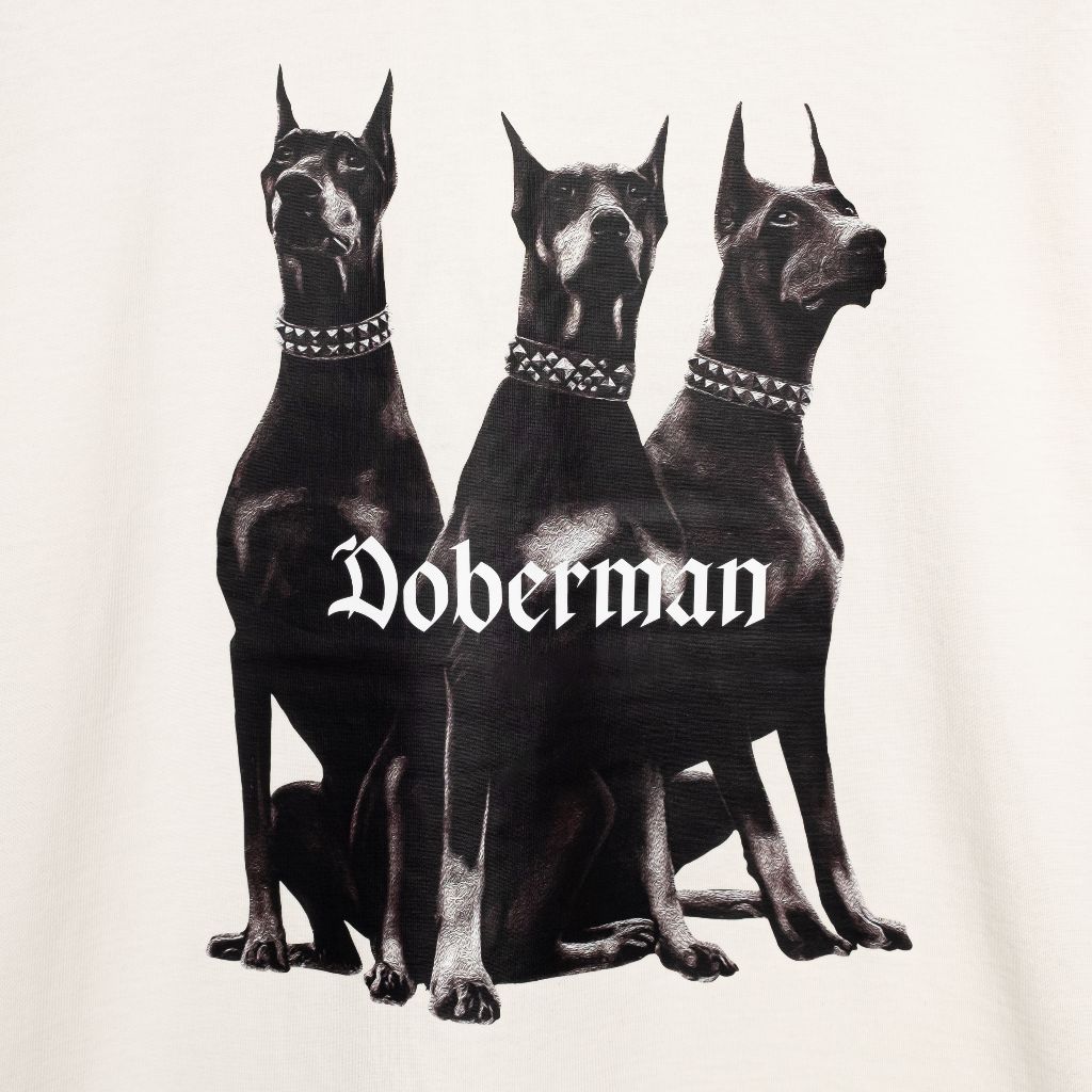 Áo thun cổ tròn DOBERMAN chất cotton, thấm hút, thoáng mát, trẻ trung - FEAER