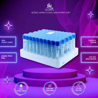 Ống nghiệm kháng đông EDTA K2 Hồng Thiện Mỹ đế mút 100 ống
