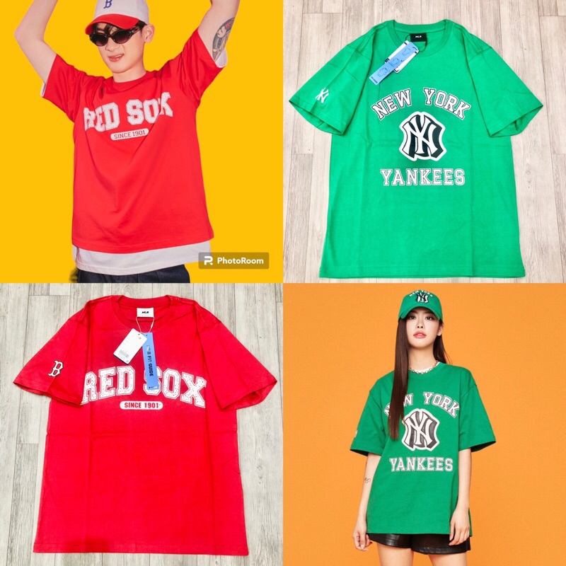 Áo thun MLB form rộng unisex nam nữ mặc được