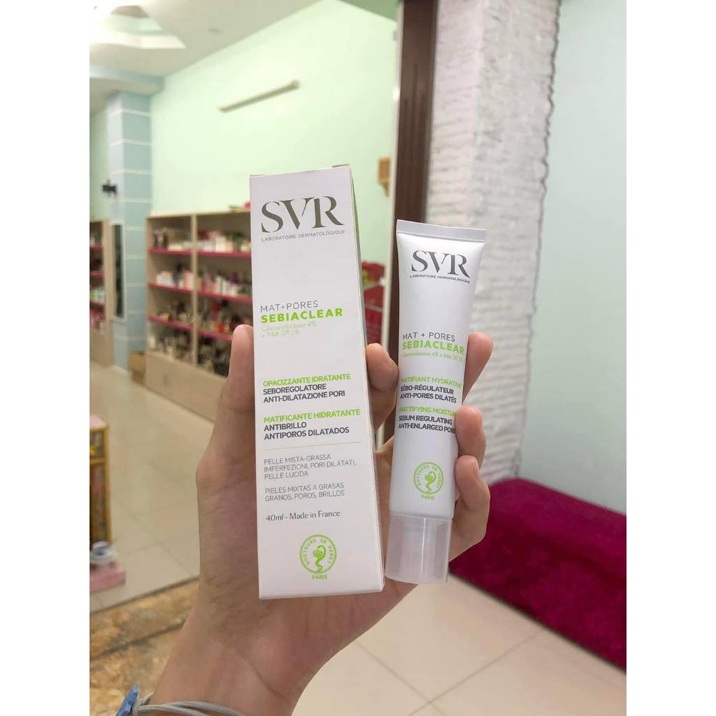 Kem dưỡng S.V.R Sebiaclear MAT+PORES 40ml