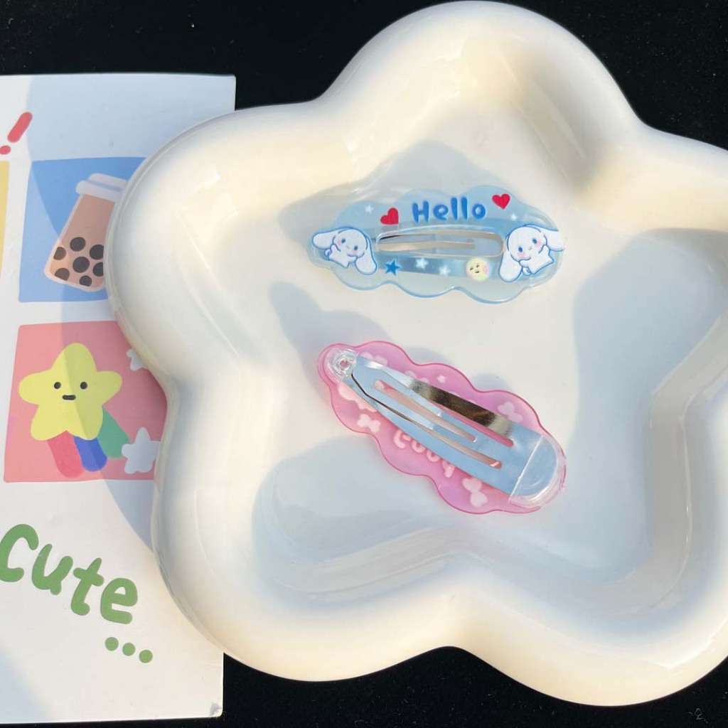 Kẹp tóc đám mây in hình dễ thương cho bé gái