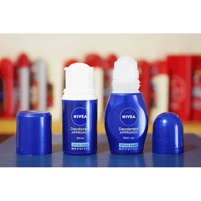 Lăn khử mùi đá khoáng Nivea Deodorrant Approach 40ml nội địa Nhật Bản - Tokyoshopauth