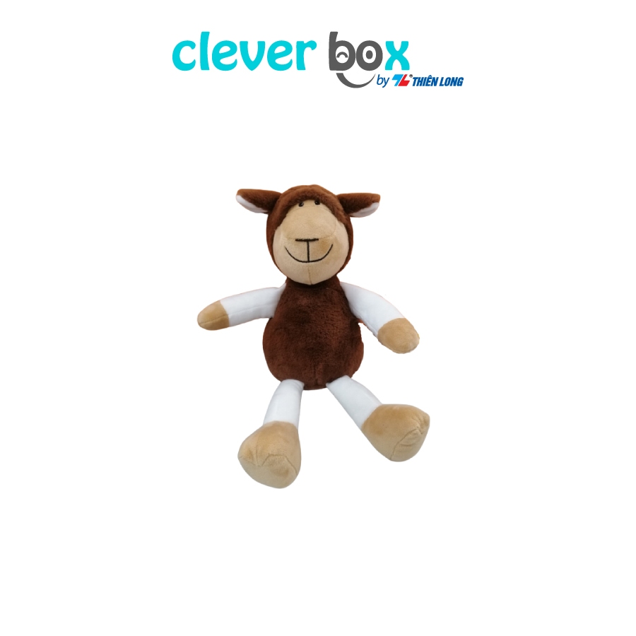 Thú nhồi bông Cừu nâu đậm 27cm- gấu bông cho bé - chất bông mền mịn, an toàn cho da bé - gấu bông ôm ngủ cho bé