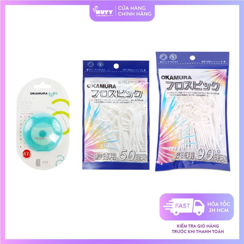 Tăm Kẻ Chỉ Nha Khoa Okamura Nhật Bản