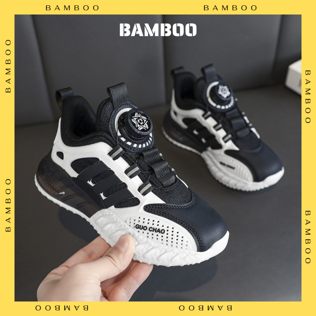 Giày Thể Thao Bé Trai 🔥𝐅𝐑𝐄𝐄 𝐒𝐇𝐈𝐏🔥  Giày Bé Trai 4 Đến 12 Tuổi Siêu Nhẹ Thoáng Khí - Giày Cho Bé Trai