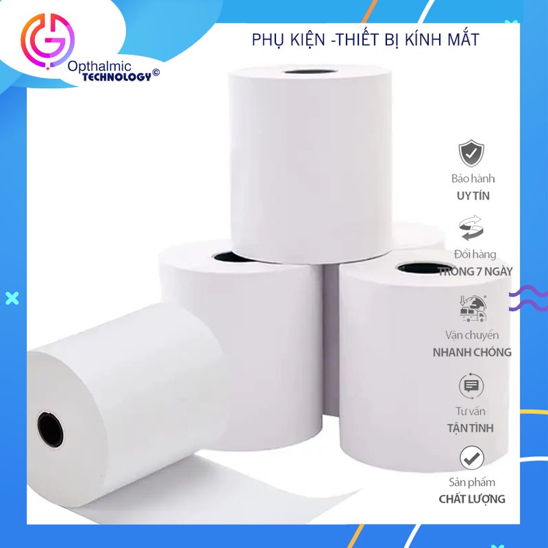 Giấy in máy đo khúc xạ (cuộn dày giấy dày)