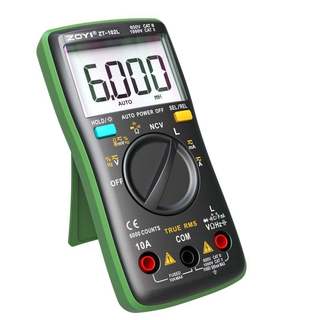 Đồng hồ vạn năng đo cuộn cảm kỹ thuật số zoyi zt-102l 6000 số đếm tính phạm vi tự động đèn nền ac/dc ampe kế volt ohm