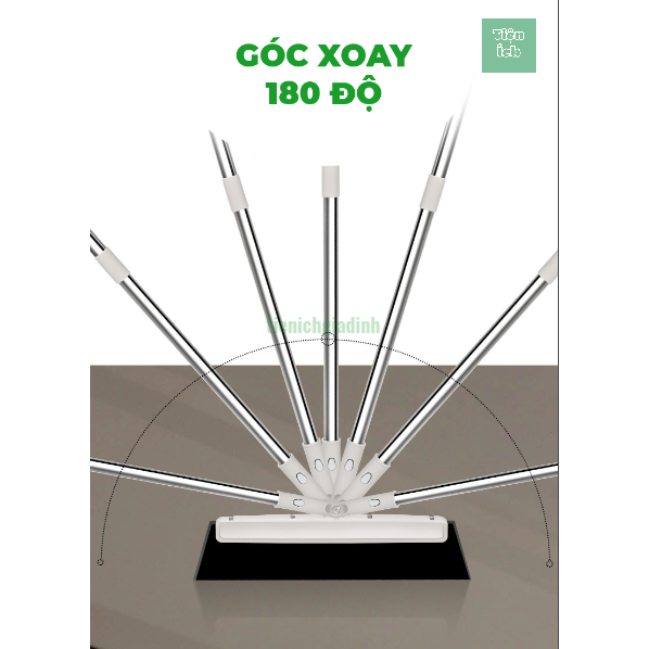 Cây gạt nước sàn nhà tắm rộng 35.5cm dài 88cm làm từ xốp mút có móc treo tiện dụng