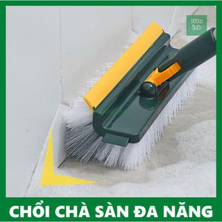 Chổi chà sàn nhà tắm, chổi chà sàn đa năng tích hợp cây cạt nước sàn nhà vệ sinh thế hệ mới