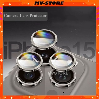 Bộ Lens kính viền hợp kim bảo vệ Camera cho 15promax 15 pro 15 plus 15 pro max MVSTORE
