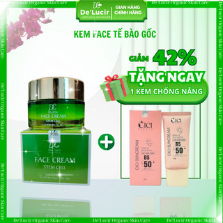 Kem Face De'Lucir Dưỡng Trắng Ngày Đêm Tế Bào Gốc Mờ Thâm Nám Tàn Nhang 30g
