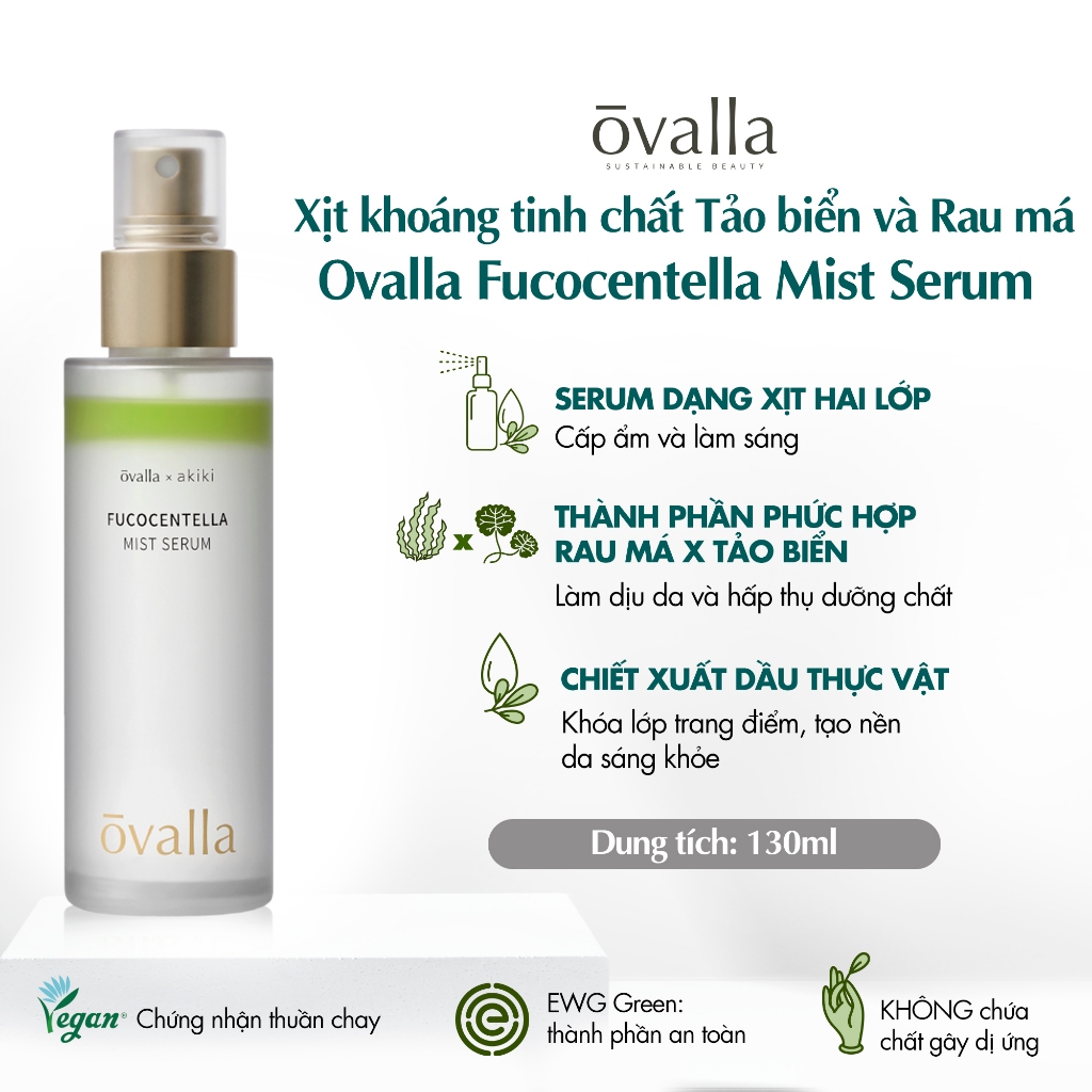 Xịt Khoáng Tinh Chất Cấp Ẩm Fucocentella Mist Serum