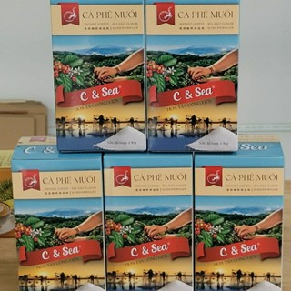Thanh lý Cà phê muối hòa tan C&Sea 10 gói (còn sót kho 2 hộp HSD ngày 20/06/25)