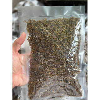 Sâu gạo sấy khô 100gr bổ béo cho hamster, nhím, sóc, gà, chim
