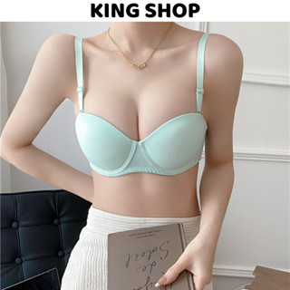 Áo ngực nâng ngực cotton mút mỏng nhẹ thoải mái, có gọng tạo khe quyến rũ King Shop  A-824