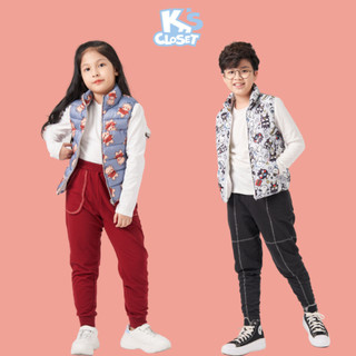 Áo Gile Phao In Hình Hoạ Tiết Đáng Yêu Cho Bé Trai Và Bé Gái (2 - 9 Tuổi) K's Closet E045TEF / KT169ONF TM