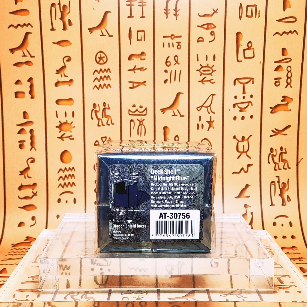 Phụ kiện Card Game Hộp Đựng Thẻ Game: Deck box Dragon Shield - Deck Shell - Midnight Blue