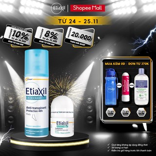 Combo lăn khử mùi chuyên sâu Etiaxil 15ml và xịt khử mùi hôi chân Etiaxil 100ml