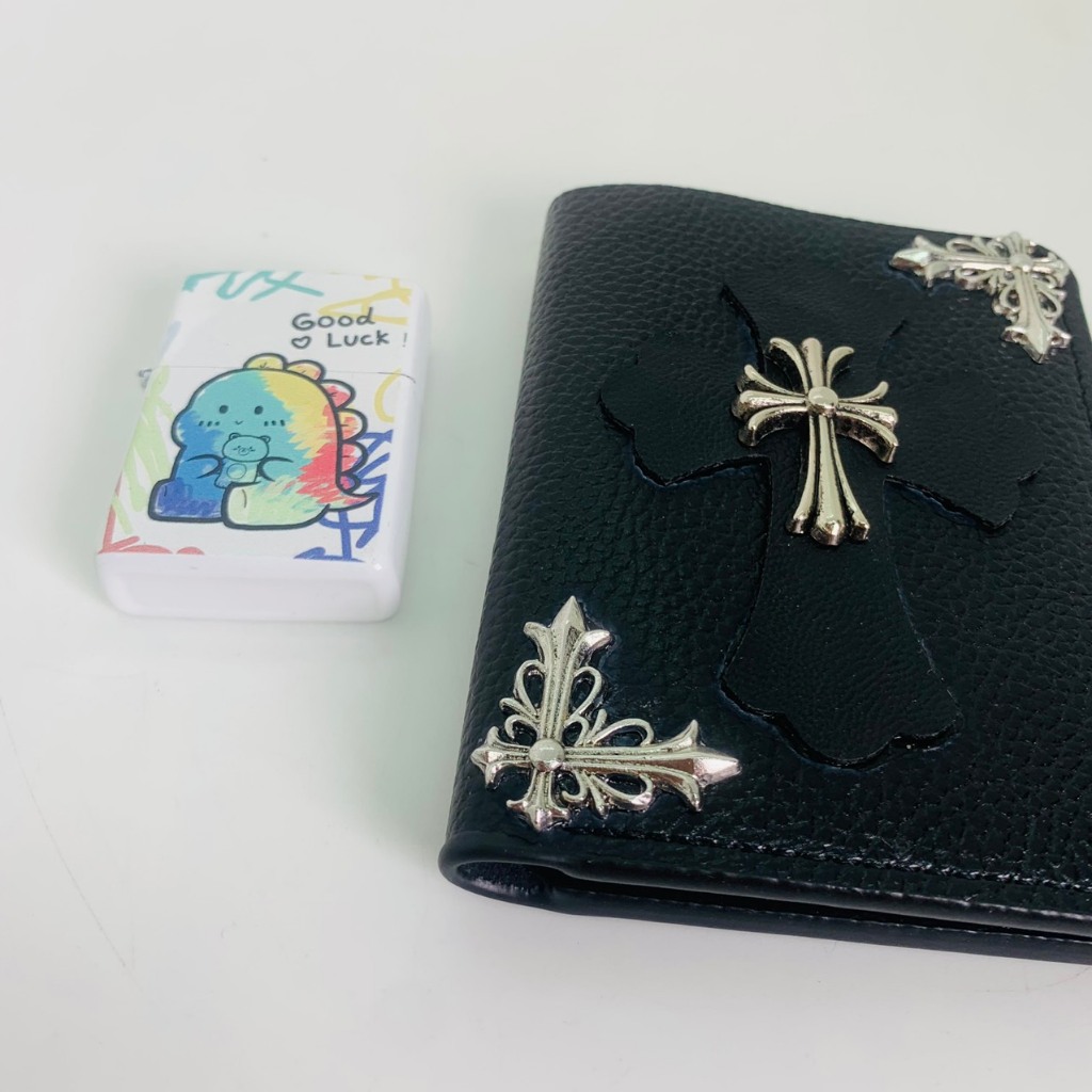 Ví đứng unisex Chrome Heart da PU cao cấp fullbox.