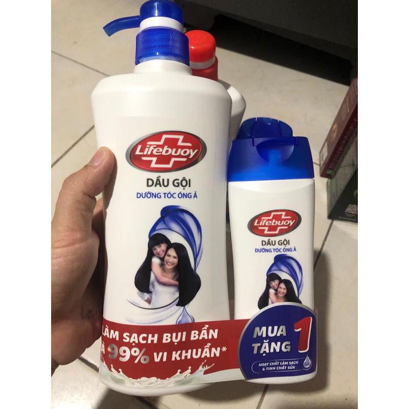 Dầu gội Lifeboy Dưỡng Tóc Dày,Mềm Mượt 640g/320g