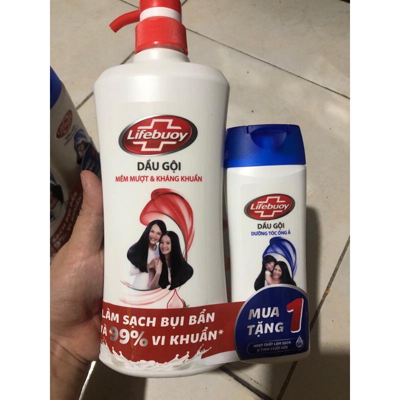 Dầu gội Lifeboy Dưỡng Tóc Dày,Mềm Mượt 640g/320g